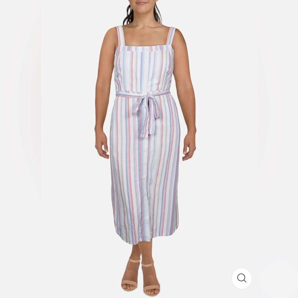 Joules Kimia multi stripe sundress NWT